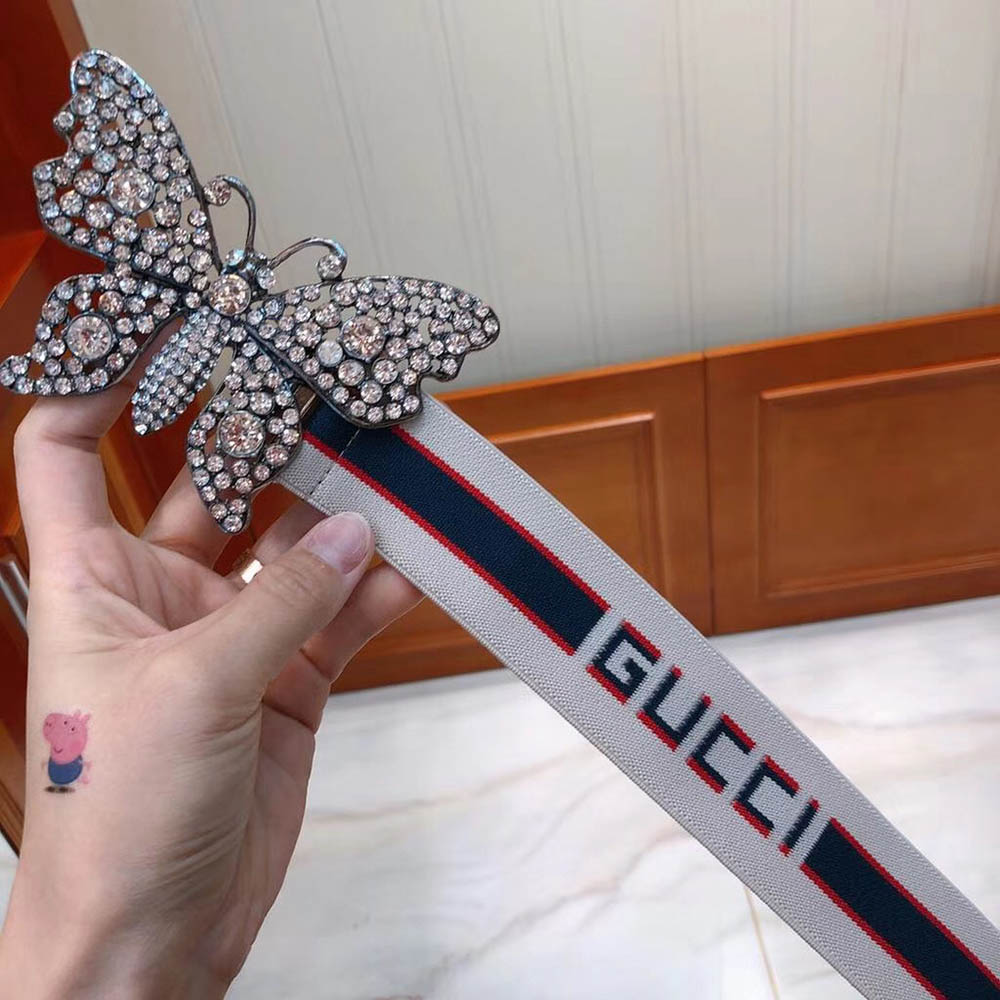 Butterfly gucci belt on sale